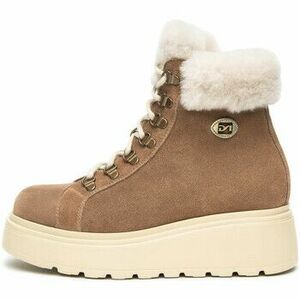 Csizmák NeroGiardini Velour Montone Cappuccino Eva Gorga Panna + Ba kép