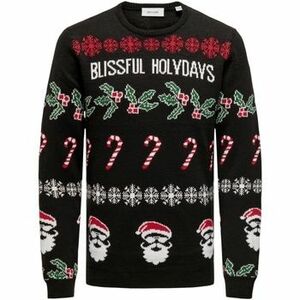 Pulóverek Only & Sons ONSXMAS REG 5 ALLOVER CREW KNIT 22031171 kép