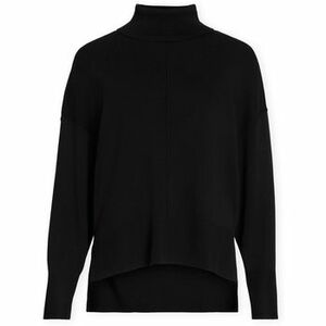 Pulóverek Vila Noos Ostria Rollneck Knit - Black Beauty kép