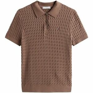 Pulóverek Tommy Hilfiger CO CABLE FINE GG POL WW0WW41474 kép