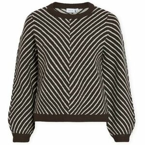 Pulóverek Vila Khaia Knit - Coffee Bean kép