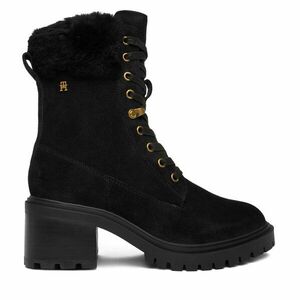 Bakancs Tommy Hilfiger Th Shearling Lace Up Boot FW0FW08999 Fekete kép