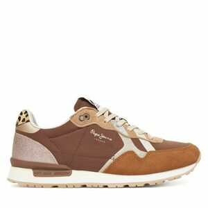 Sportcipők Pepe Jeans Brit Glitter W PLS400005 Barna kép