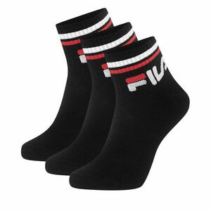Rövid zoknik Fila F9398-AW24 (3-pack) Fekete kép