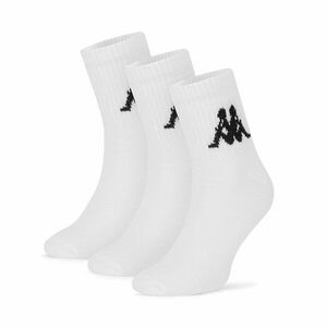 Hosszú zoknik Kappa Z4444_AW24 (3-PACK) Fehér kép