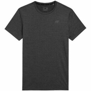 Rövid ujjú pólók 4F 4FSS23TFTSM260DEEPBLACKME kép