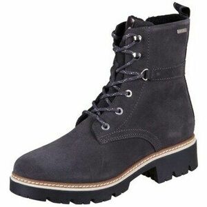 Magas szárú edzőcipők Tamaris Anthracite Materilmix Aus Leder Und Sythetik kép