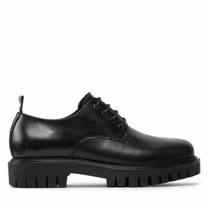 Félcipő Tommy Hilfiger Premium Casual Chunky Lth Shoe FM0FM04210 Fekete kép