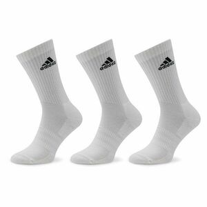 Hosszú zoknik adidas Cushioned Crew Socks 3 Pairs HT3446 Fehér kép