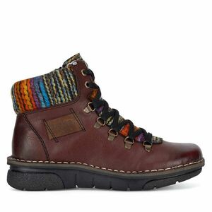 Bakancs Rieker 73343-35 Bordó kép