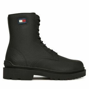 Bakancs Tommy Jeans Tjm Lace Up Tumbled High EM0EM01631 Fekete kép