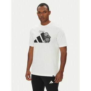 adidas Póló Yay Sports Graphic JL9256 Fehér Regular Fit kép