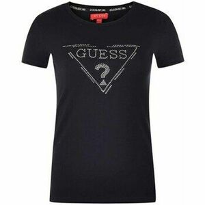 Fekete női rövid ujjú ruha Guess - S kép
