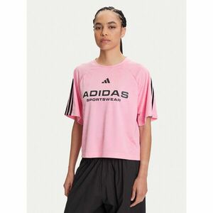adidas Póló Tiro x Common Goal Jacquard JL9213 Rózsaszín Loose Fit kép