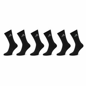 Hosszú zoknik adidas Cushioned Sportswear Crew Socks 6 Pairs IC1316 Fekete kép