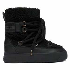 Hótaposó Tommy Hilfiger Faux Shearling Snowboot FW0FW08788 Fekete kép