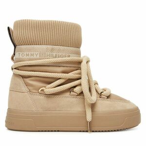 Hótaposó Tommy Hilfiger Tommytech Logotape Snowboot Warm FW0FW08998 Bézs kép