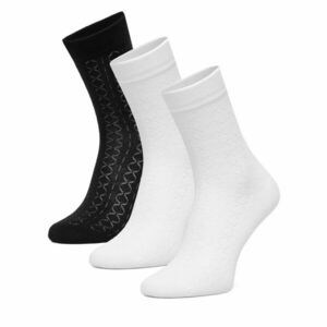 Hosszú zoknik Nine West CEO_BR_NW_25077_W_AW25 (3 PACK) Fehér kép