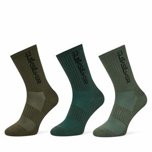 Hosszú zoknik Quiksilver AS_QUIKSILVER_100W_SS25 (3-PACK) Khaki kép