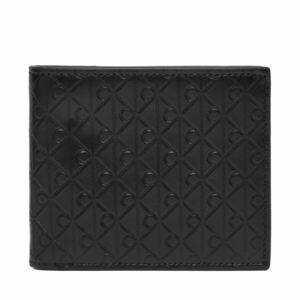 Bankkártya tartó Calvin Klein Embossed Emblem Billfold W/ Coin LV04D1129G Fekete kép