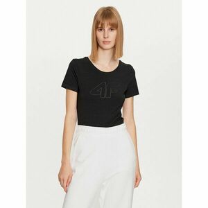 4F Póló 4FWMM00TTSHF1846 Fekete Slim Fit kép