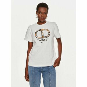 TWINSET Póló 242TP2523 Fehér Regular Fit kép