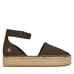 Espadrilles Calvin Klein Jeans Flatform Espadrille Sling Mg YW0YW01735 Barna kép