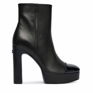 Bokacsizma Guess FLFRNT LEA10 Fekete kép