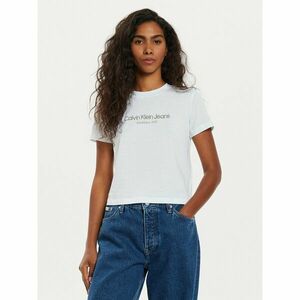 Calvin Klein Jeans Póló Institutional J20J224914 Fehér Regular Fit kép