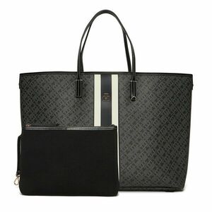 Táska Tommy Hilfiger Th Monoplay Le Maxi Tote AW0AW17697 Fekete kép
