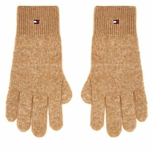 Női kesztyű Tommy Hilfiger Flag Fluffy AW0AW17797 Bézs kép