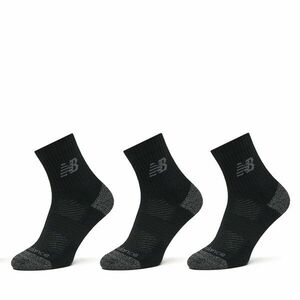 Hosszú zoknik New Balance Active Cushion Quarter Socks LAS35204BK Fekete kép