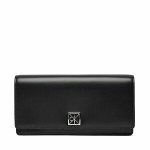 Pénztárca Calvin Klein Emblem Hw Long Bifold LV04F1098G Fekete kép
