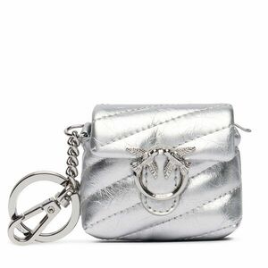 Kulcstartó PINKO Airpods Love Puff Microfiber Shiny Calf AI 25-26 PCPL 105869 A370 Ezüst kép