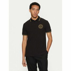 Versace Jeans Couture Pólóing 78GAGT00 Fekete Regular Fit kép