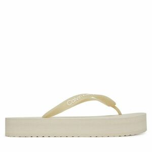 Flip-flops Calvin Klein Jeans Beach Sandal Flatform Tpu YW0YW01830 Ekru kép