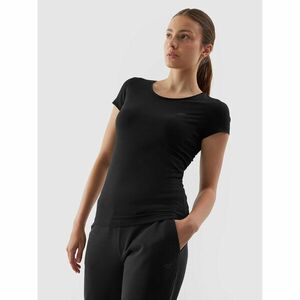 4F Póló 4FAW23TTSHF0906 Fekete Slim Fit kép