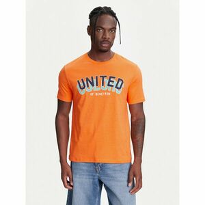 United Colors Of Benetton Póló 3I1XU1096 Narancssárga Regular Fit kép