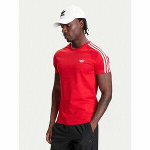 adidas Póló adicolor Trefoil JX1545 Piros Slim Fit kép
