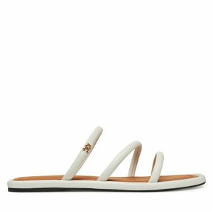 Papucs Tommy Hilfiger Strappy Leather Mule FW0FW08939 Fehér kép