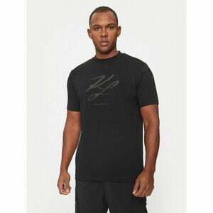 KARL LAGERFELD Póló 755034 544225 Fekete Regular Fit kép