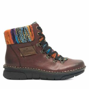 Bakancs Rieker 73343-35 Bordó kép