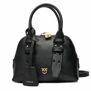 Táska PINKO Bowling Bag Zip Mini AI 25-26 PLTT 105333 A0QO Fekete kép