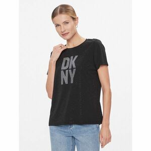 DKNY Póló P3JHXDNA Fekete Regular Fit kép