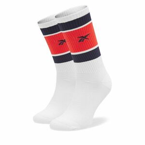 Hosszú zoknik Reebok CL Basketball Sock HF8408 Fehér kép