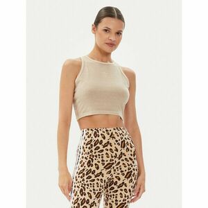 adidas Felső Essentials+ IR5996 Bézs Slim Fit kép