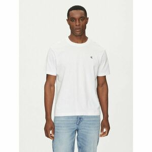 Calvin Klein Jeans Póló Serif Font Graphic J30J327473 Fehér Regular Fit kép