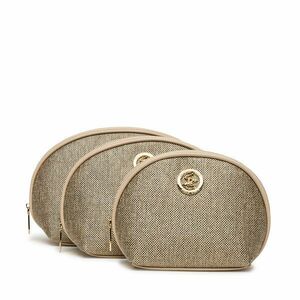Sminktáska szett Beverly Hills Polo Club BHPC-U1-007-SS25 (3-pack) Bézs kép