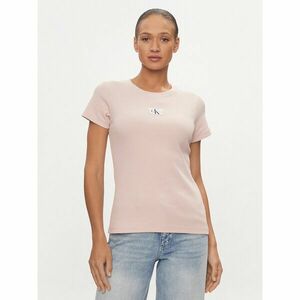 Calvin Klein Jeans Póló J20J223358 Rózsaszín Slim Fit kép