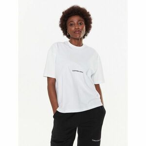 Calvin Klein Jeans Póló J20J220768 Fehér Relaxed Fit kép